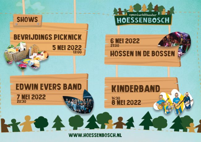 Hoessenbosch opent openluchttheaterseizoen met onder meer Edwin Evers Band